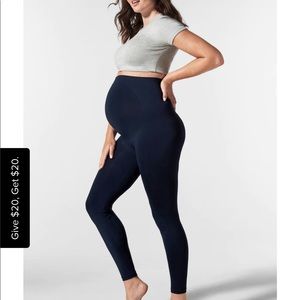 BLANQI® Everyday™ Maternity Belly Support Leggings - NAVY size Medium